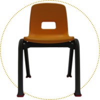 D130 12in. Kid chair recommended for kindergarten and preschool